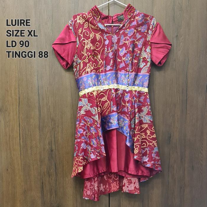 790. ( Preloved) LUIRE BATIK Mini Dress Authentic
