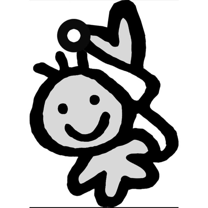 Kalung Logo Custom Sketsa Anak Wajah Kartun Sketch Titanium