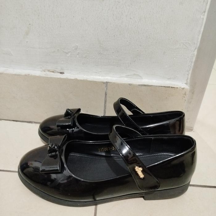 sepatu pantofel import second brand original size 37 cakep bgt Hitam