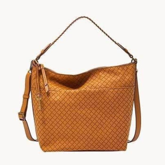 Fossil Julianna Large Hobo Camel Tan