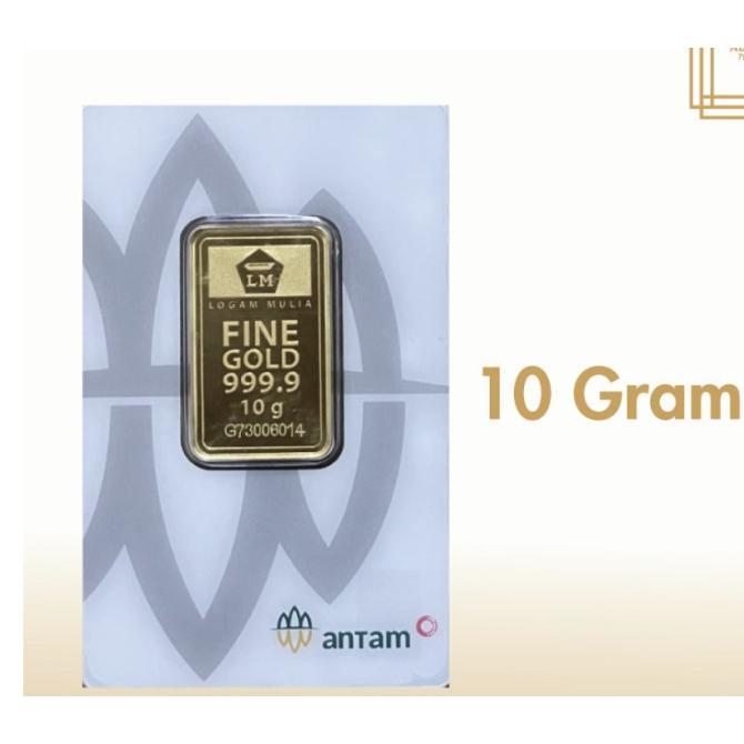 10 GR (GRAM) LOGAM MULIA ANTAM/LM/EMAS ANTAM REDMARK CERTIEYE RM 2023