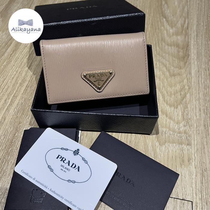 Preloved original prada card wallet