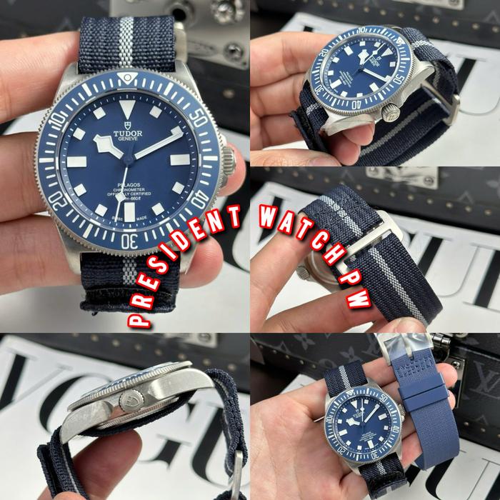 TudorPelagosFXD ZF Watch Dial Blue Automatic Movement M+ Factory 42mm Fullset
