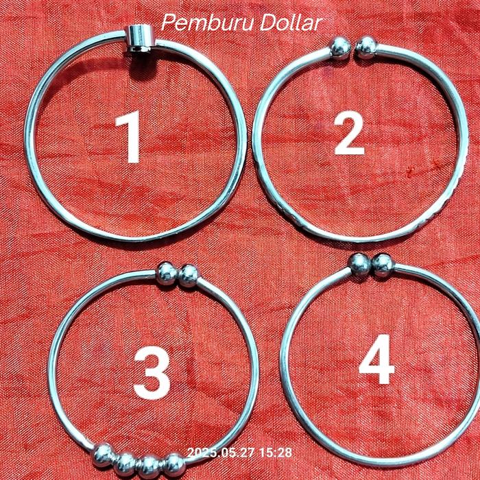 Gelang Anak Atau Bayi Besi Putih Asli Ternate Maluku Utara