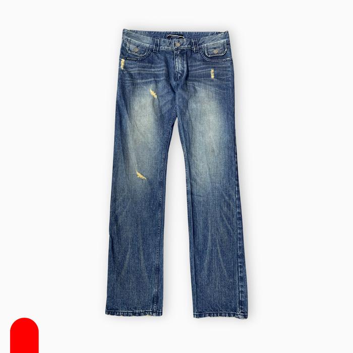 Celana Jeans Panjang Pria Takeshi Kurokawa Denim Thrift Japan