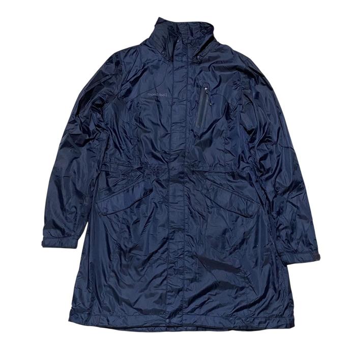 Montbell women dark navy parka jacket