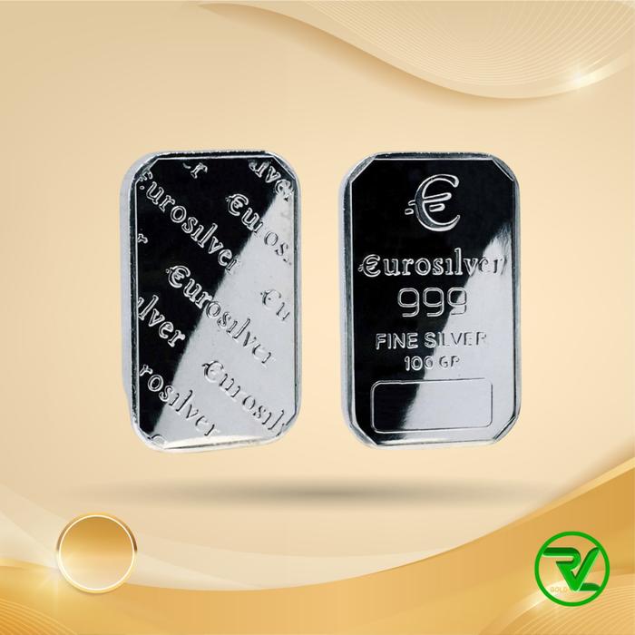 LOGAM MULIA (LM) EURO SILVER 100 GRAM TERJAMIN ASLI ORI 100%