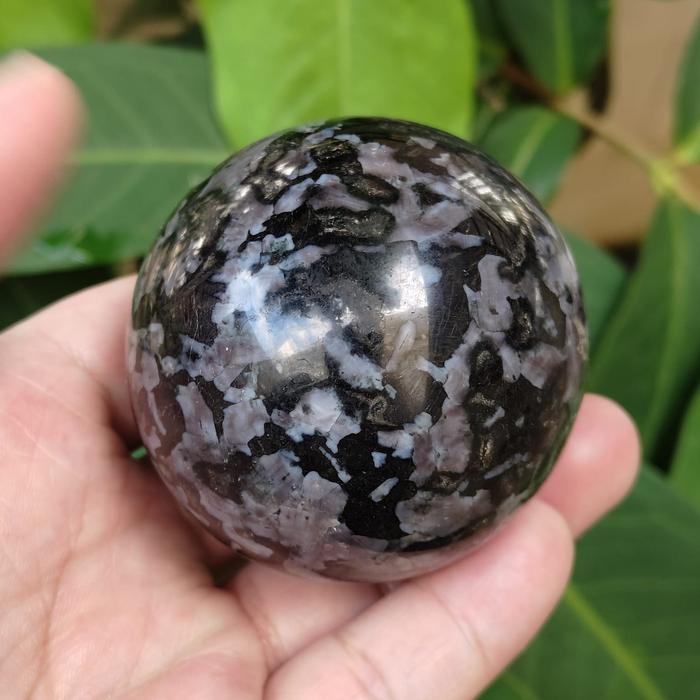 Natural Indigo Gabbro Sphere