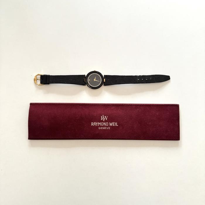 RAYMOND WEIL GENEVE OTHELLO 128-2 , 18 KARAT GOLD