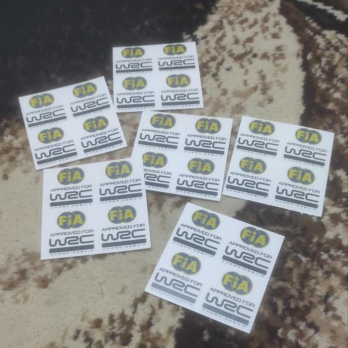 Stiker spoke/palang WRC compe Rally,Enkei Rally dll