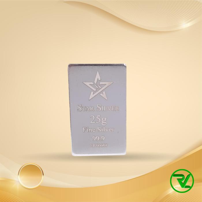 LOGAM MULIA (PERAK) - STARSILVER BERAT 25 GRAM