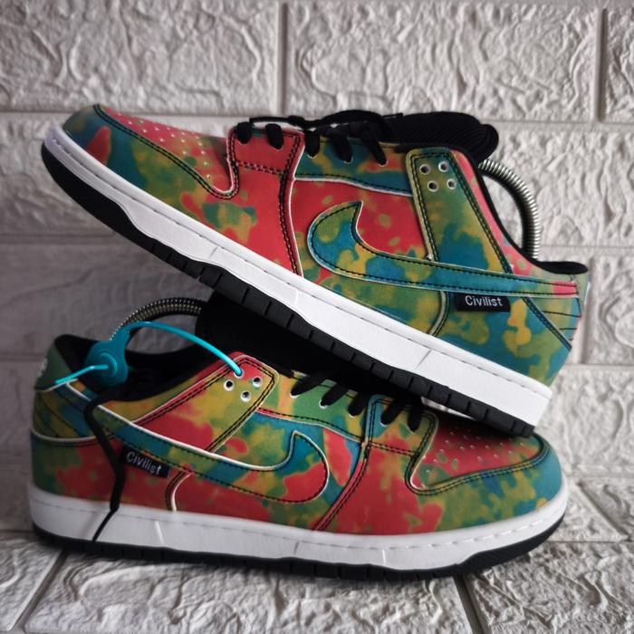 Sepatu civilist x sb dunk low, size 43, nike