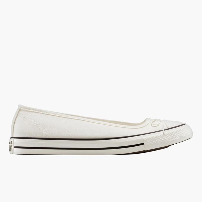 Sepatu Sneakers Wanita Converse Chuck Taylor All Star Dainty Ballerina Egret Black Egret Original A1
