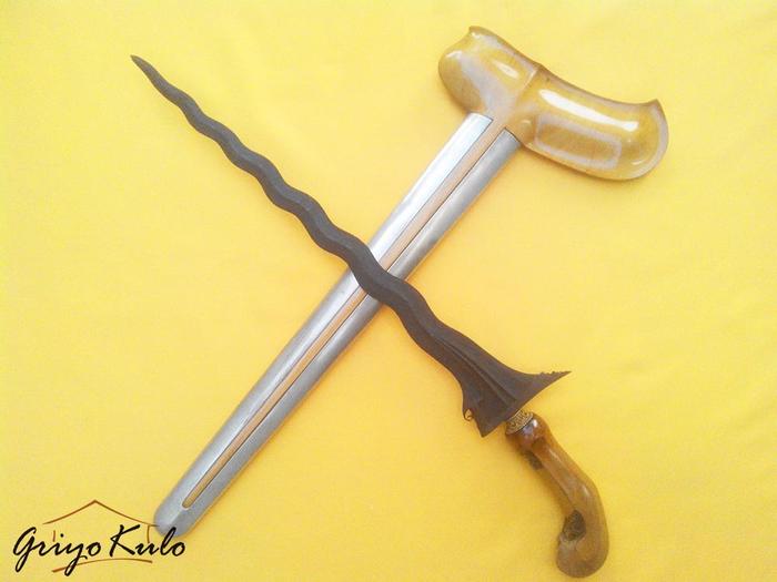 Keris Kalawijan Sedhet Pamor Keleng