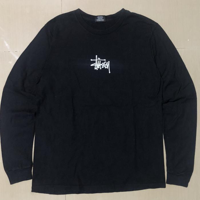 Stussy longsleeve center black