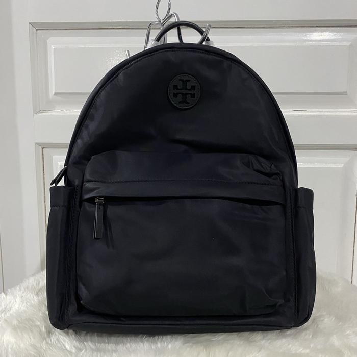 tas wanita tb ella nylon backpack black in