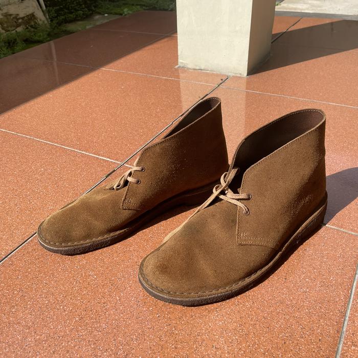 Clarks desert boots brown (PRELOVED)