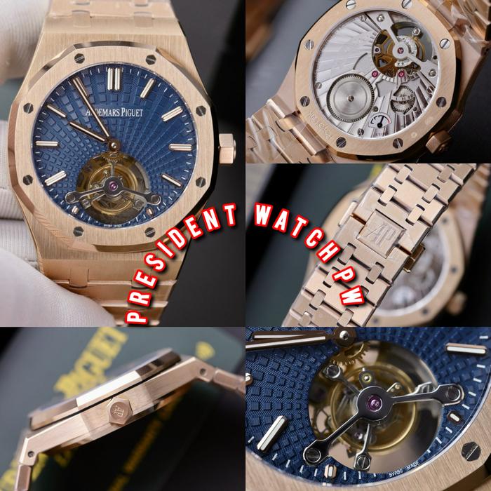Jam TangaNAudemarsPiguet Royal Oak Extra-Thin Tourbillon 26522OR BBR Factory 41mm Fullset