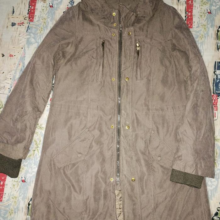 Jaket Hijau Army Parka Preloved. Jaket wanita
