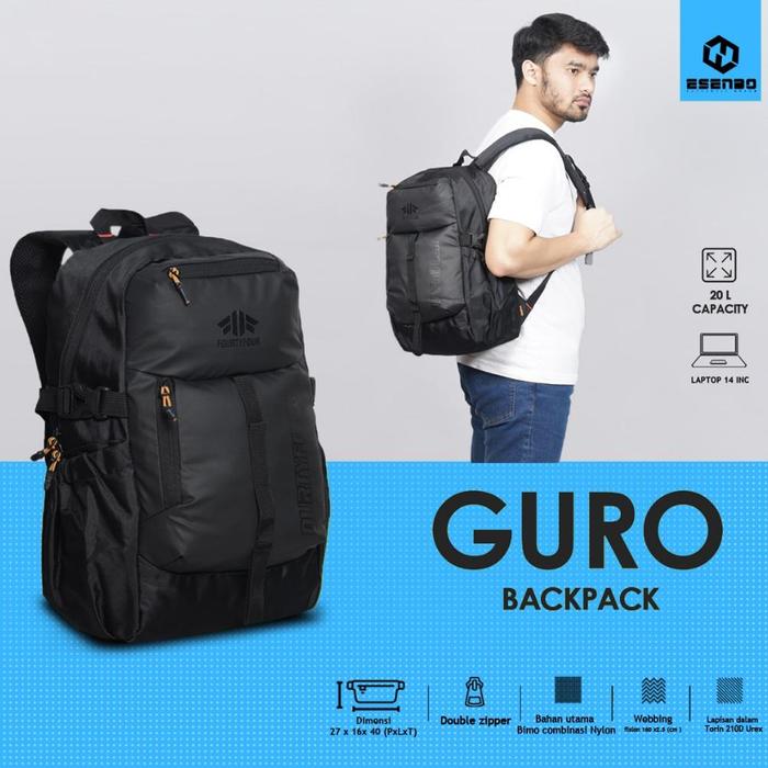 FOURTYFOUR GURO Ransel Pria Backpack Premium
