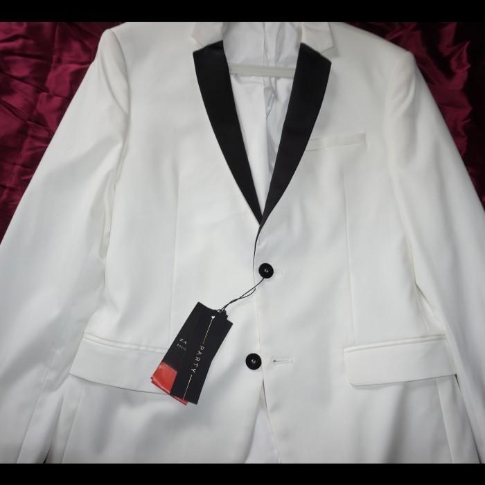 WHITE TUXEDO SUIT ZARA MAN ORIGINAL JAS PUTIH Large 40 JAMES BOND
