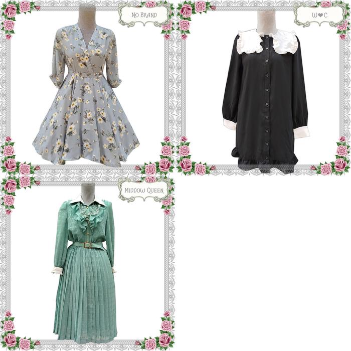 205_DRESS KAWAII PREMIUM AXES FEMME, CECIL MC BEE, INGNI, LIZ LISA DLL
