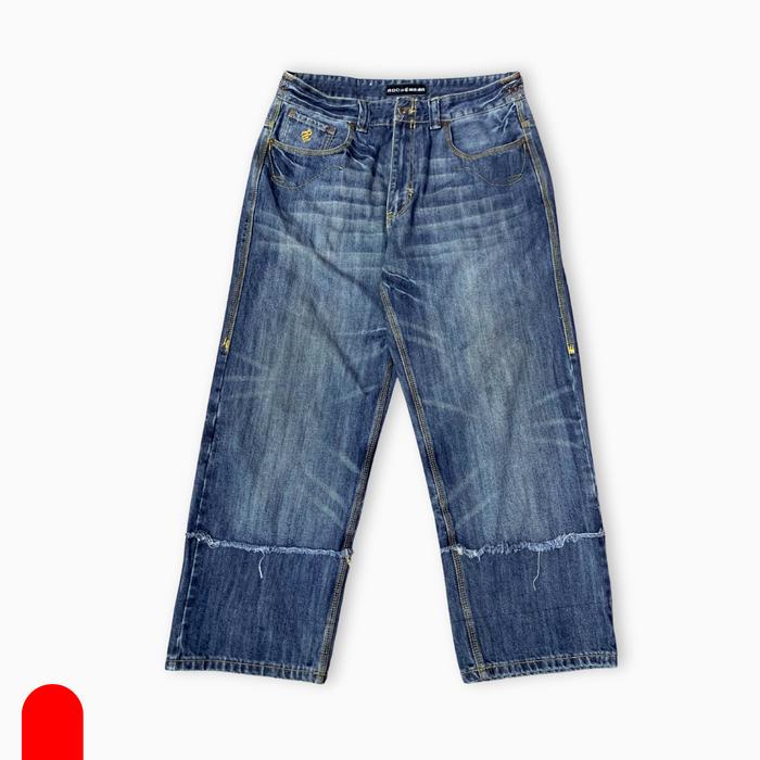 Celana Jeans Panjang Pria Reguler Fit Brand Roca Wear Vintage