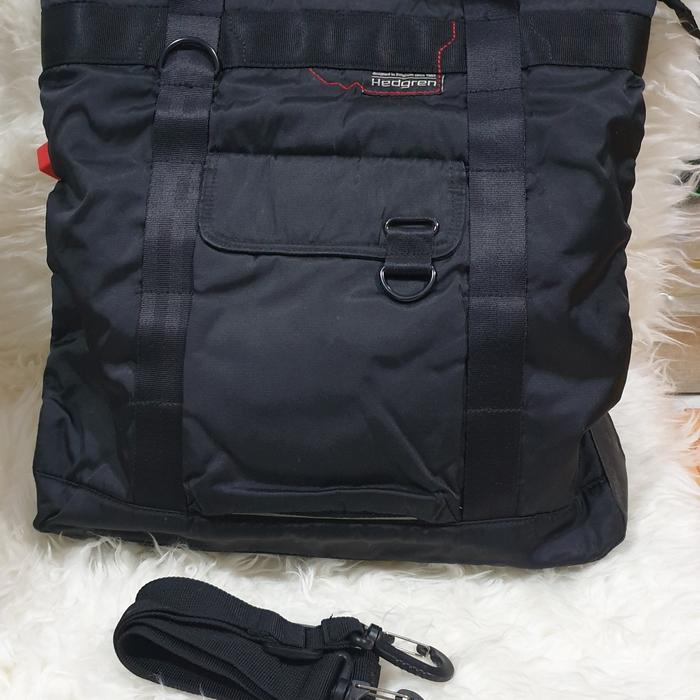 HEDGREN TOTEBAG BESAR BLACK PRELOVED