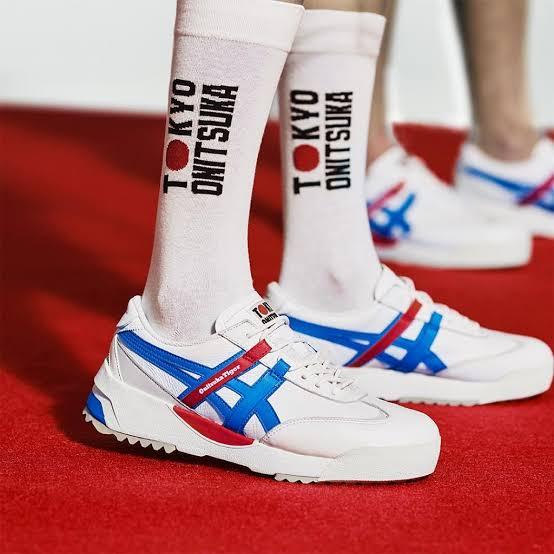 ONITSUKA TIGER DELEGATION BLUE WHITE*
