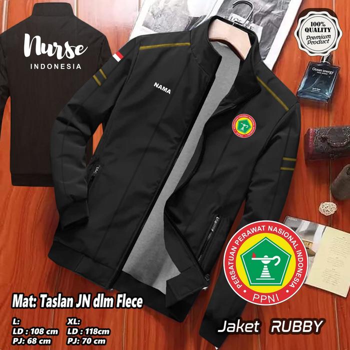 JAKET WINTER RUBBY PPNI PERAWAT NASIONAL TERBARU / JAKET PPNI PERAWAT NASIONAL / RUBBY CUSTOM SABLON