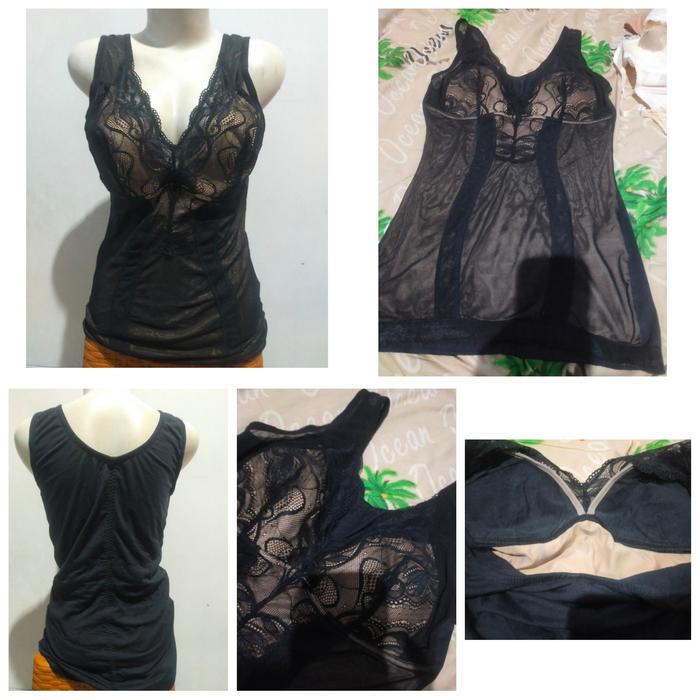 PL Tanktop / Atasan Bo2 Dinas Cupbra Hitam