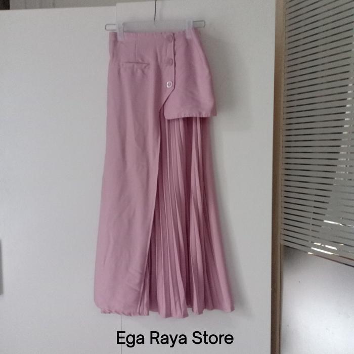 ROK PANJANG WANITA PL PINK PL PRELOVED