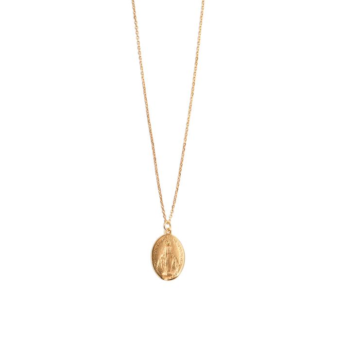 Jewel Rocks Virgin Mary Necklace