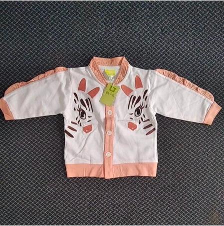 CARDIGAN ANAK PEREMPUAN EYKA WHTE ZEBRA