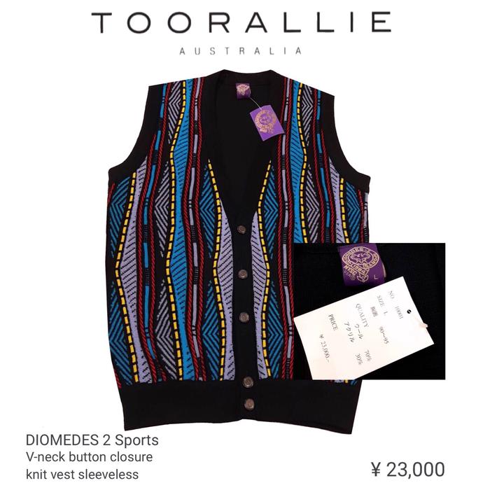 Tooraille Australia Diomedes Sport 3D Vest Cardigan Coogi Style (Coogi 3D Second Original)