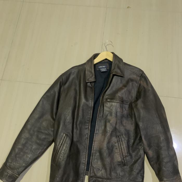 90's American Vintage Cherokee Leather Jacket / Jaket Kulit Vintage Cherokee