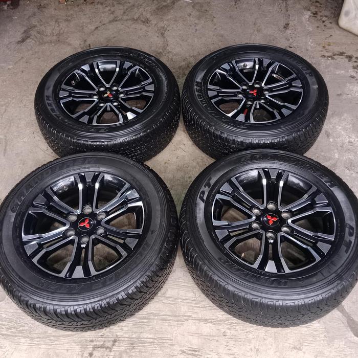 Velg Std Pajero Sport Rockford R18 pcd 6x139,7 Lebar 7½ Et 38 + Ban