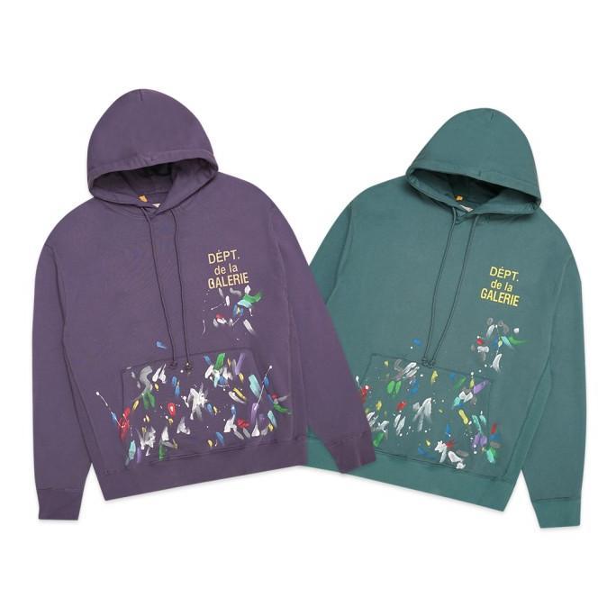 ZYDAN STORE. Gallery Dept Paint Splatter Hoodie