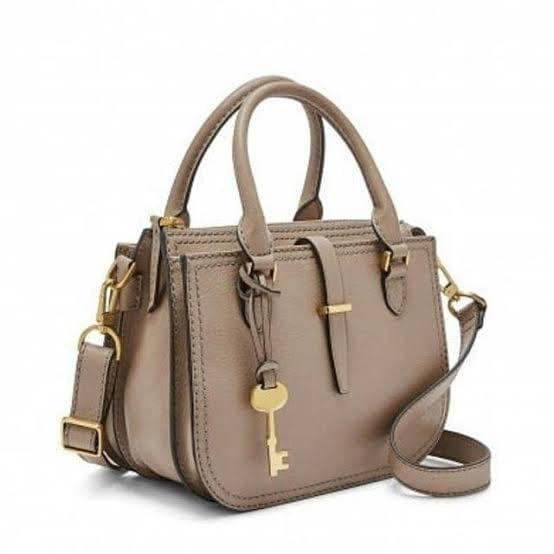 Tas Fosil Fossil Ryder Mini Satchel Light Taupe NWOT