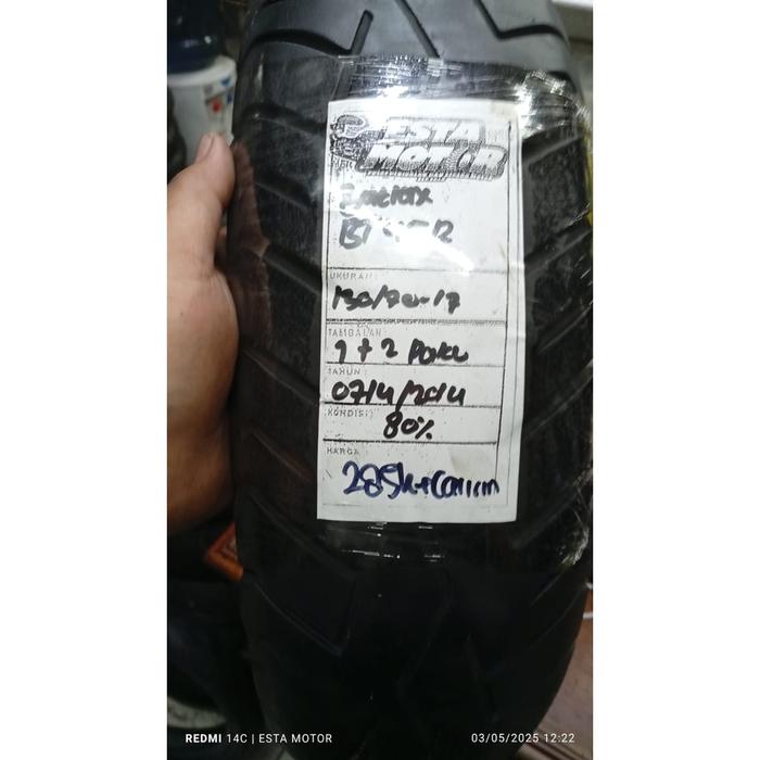 BAN COPOTAN BATTLAX BT 45 RING 17 UKURAN 130 70 17 KODE0714