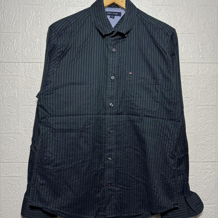 KEMEJA STRIPED TOMMY HILFIGER XL SECOND THRIFT
