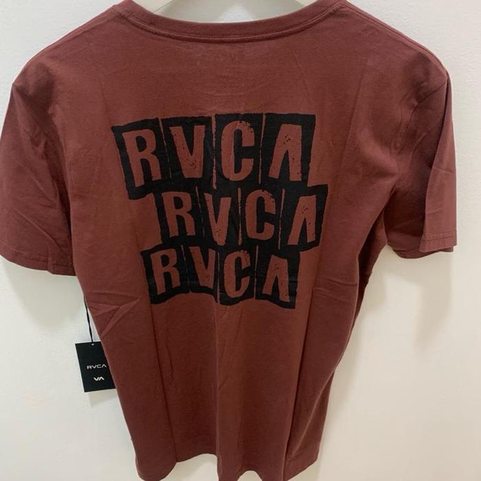 Kaos Pria Rvca Original Blocked Rvca New