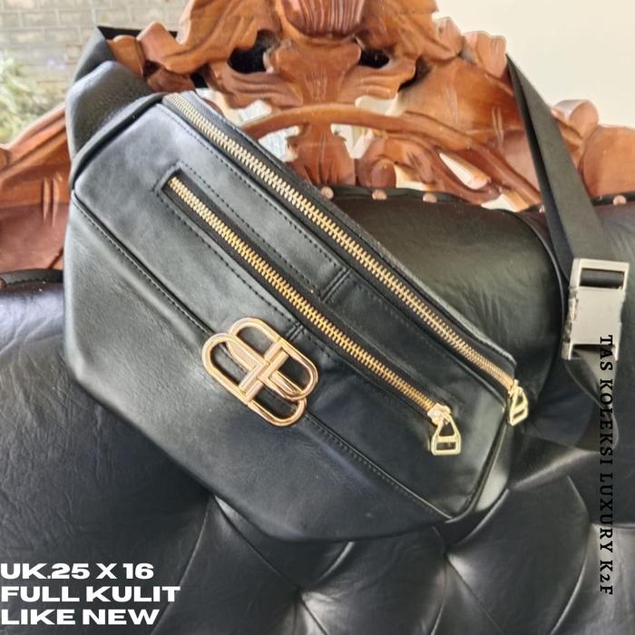 Waistbag/WB preloved Balenci**, kulit mulus limited edition
