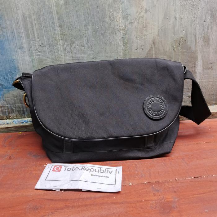 Messenger bag MILESTO Japan cordura kulit ala brady