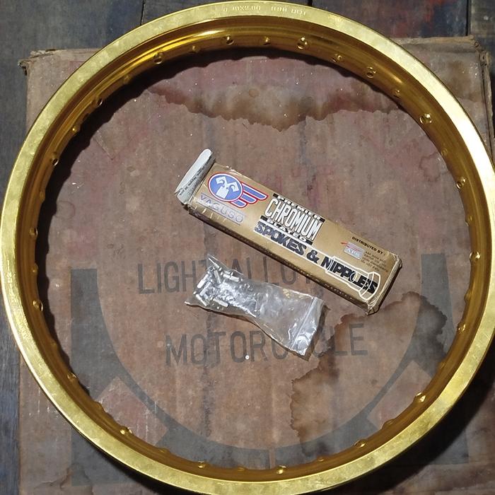 velg alloy almunium TMT 18 250 gold