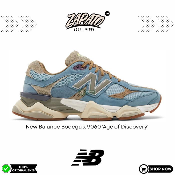 Sepatu New Balance Bodega x 9060 'Age of Discovery' Original BNIB