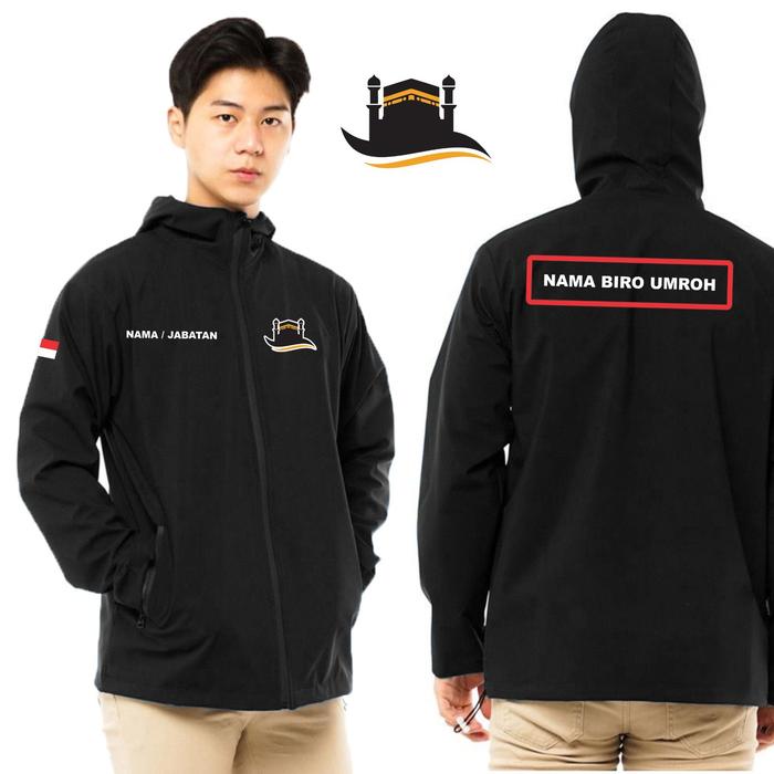 JAKET JESE JC BIRO UMROH / JAKET CUSTOM SABLON BIRO UMROH / JAKET PRIA WANITA / BISA REQUEST SABLON 
