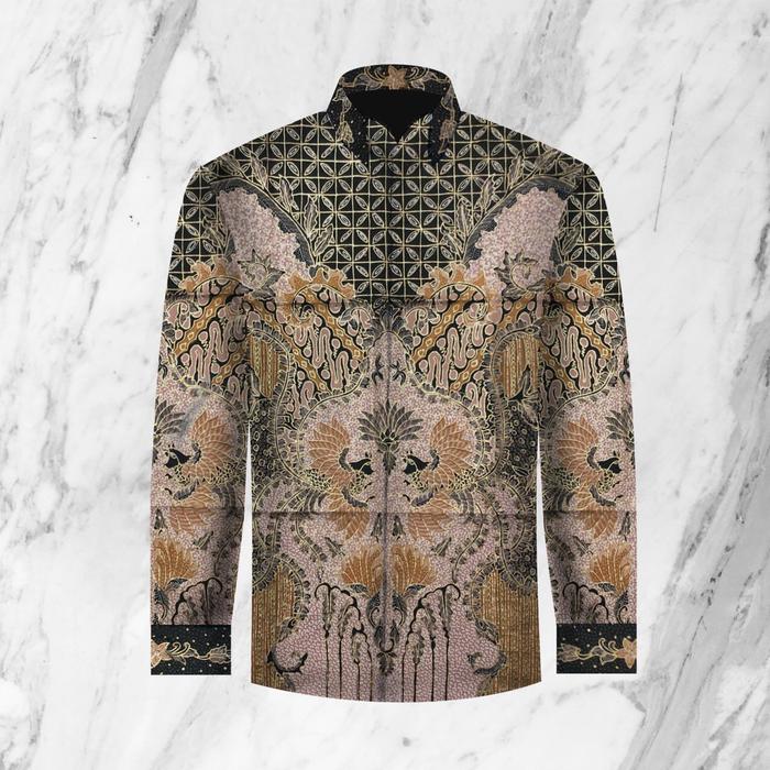 Batik tulis pekalongan asli full tulis prada tinta emas elegan mewah