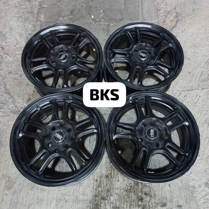 VELG Mobil Second HSR NX SPO Ring 14 Lubang 4x100/114 Cocok BRIO CALYA AGYA XENIA AVANZA