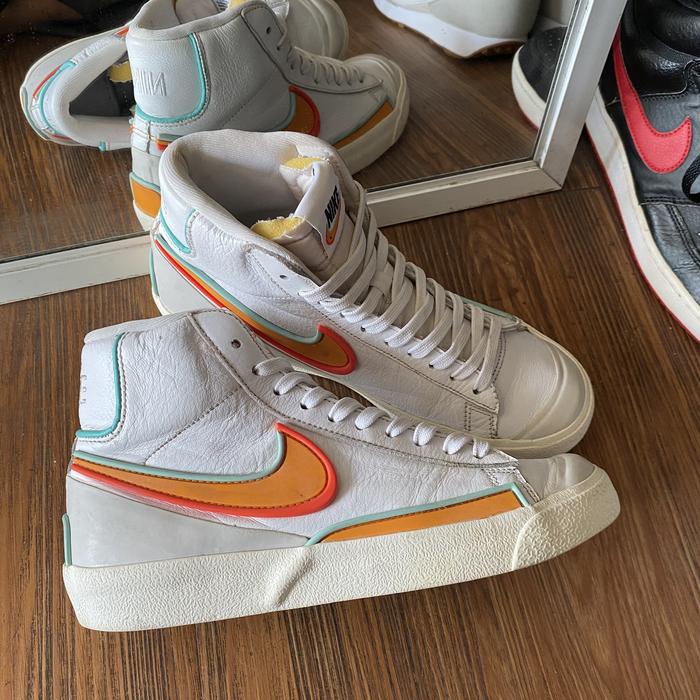 Nike blazer mid 77 infinite kumquat casual original murah - sneakers second market